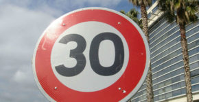 panneau route